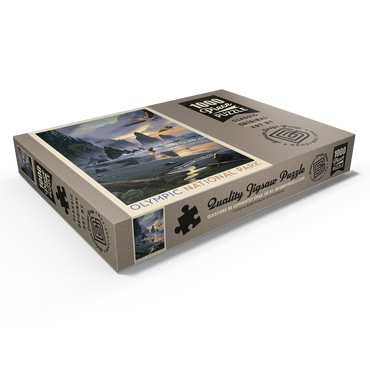 Darstellung des Puzzle Motivs Olympic National Park: Pelican Paradise 1000 Puzzle Schachtel Ansicht1