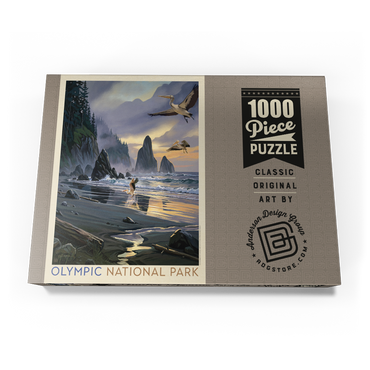 Darstellung des Puzzle Motivs Olympic National Park: Pelican Paradise 1000 Puzzle Schachtel Ansicht3