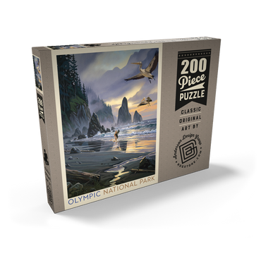 Darstellung des Puzzle Motivs Olympic National Park: Pelican Paradise 200 Puzzle Schachtel Ansicht2