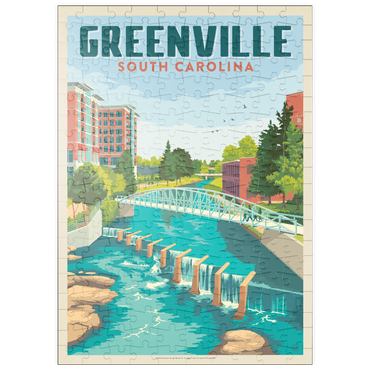 Darstellung des Puzzle Motivs puzzleplate Greenville, South Carolina: Reedy River Bridge 200 Puzzle