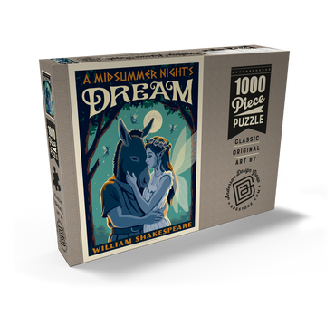 Darstellung des Puzzle Motivs A Midsummer Night's Dream: William Shakespeare 1000 Puzzle Schachtel Ansicht2
