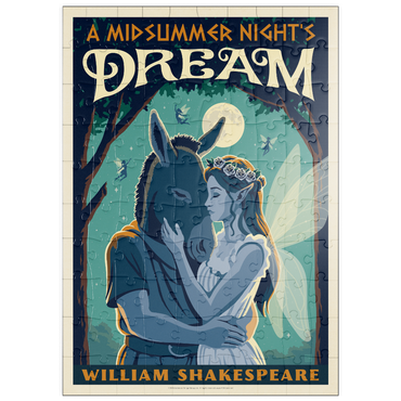 Darstellung des Puzzle Motivs puzzleplate A Midsummer Night's Dream: William Shakespeare 100 Puzzle