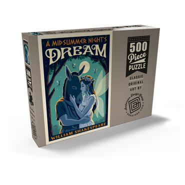 Darstellung des Puzzle Motivs A Midsummer Night's Dream: William Shakespeare 500 Puzzle Schachtel Ansicht2