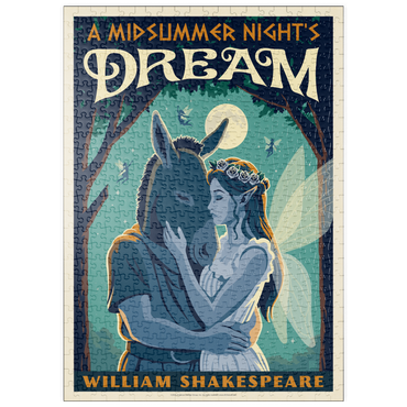 Darstellung des Puzzle Motivs puzzleplate A Midsummer Night's Dream: William Shakespeare 500 Puzzle