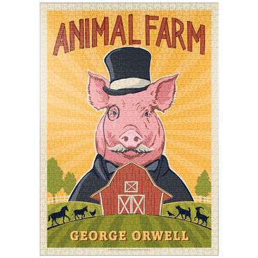 Darstellung des Puzzle Motivs puzzleplate Animal Farm: George Orwell 1000 Puzzle