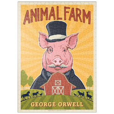 Darstellung des Puzzle Motivs puzzleplate Animal Farm: George Orwell 500 Puzzle