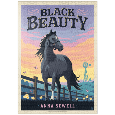 Darstellung des Puzzle Motivs puzzleplate Black Beauty: Anna Sewell 1000 Puzzle
