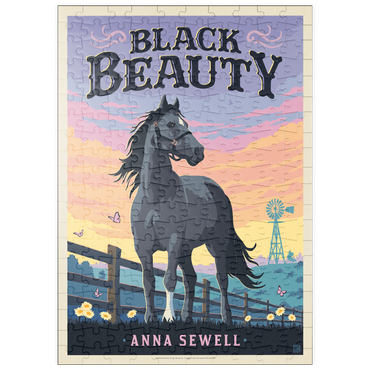 Darstellung des Puzzle Motivs puzzleplate Black Beauty: Anna Sewell 200 Puzzle