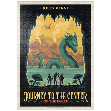 Darstellung des Puzzle Motivs puzzleplate Journey To The Center Of The Earth: Jules Vern 1000 Puzzle