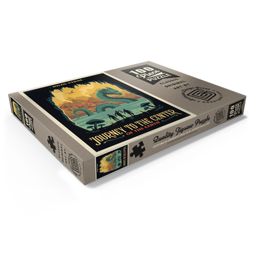 Darstellung des Puzzle Motivs Journey To The Center Of The Earth: Jules Vern 100 Puzzle Schachtel Ansicht1