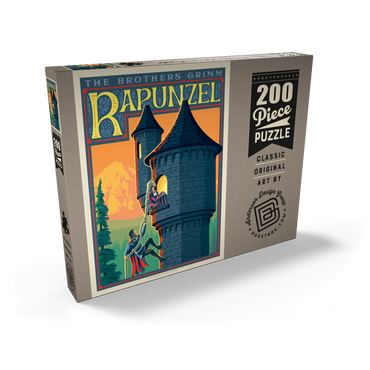 Darstellung des Puzzle Motivs Rapunzel: Brothers Grimm 200 Puzzle Schachtel Ansicht2