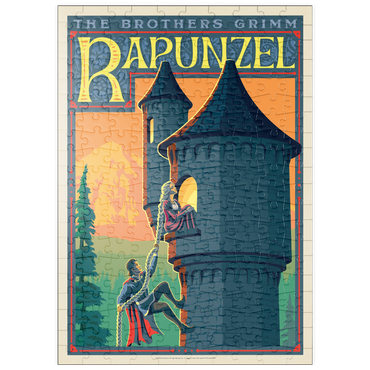 Darstellung des Puzzle Motivs puzzleplate Rapunzel: Brothers Grimm 200 Puzzle