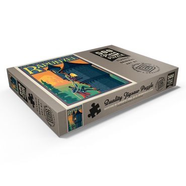 Darstellung des Puzzle Motivs Rapunzel: Brothers Grimm 500 Puzzle Schachtel Ansicht1