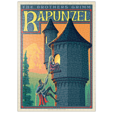 Darstellung des Puzzle Motivs puzzleplate Rapunzel: Brothers Grimm 500 Puzzle