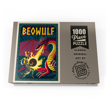 Darstellung des Puzzle Motivs The Legend Of Beowulf 1000 Puzzle Schachtel Ansicht3