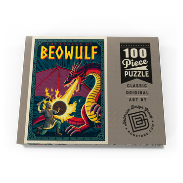 Darstellung des Puzzle Motivs The Legend Of Beowulf 100 Puzzle Schachtel Ansicht3