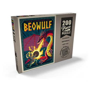 Darstellung des Puzzle Motivs The Legend Of Beowulf 200 Puzzle Schachtel Ansicht2