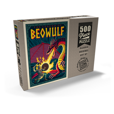Darstellung des Puzzle Motivs The Legend Of Beowulf 500 Puzzle Schachtel Ansicht2