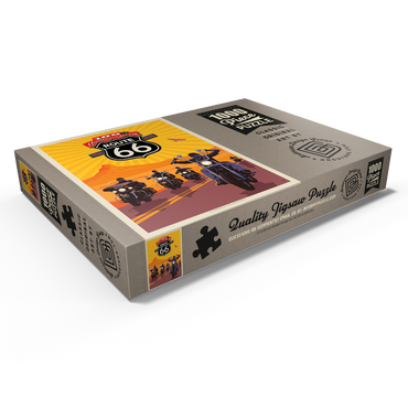 Darstellung des Puzzle Motivs 100th Anniversary Of Route 66 - Bikers Ride 1000 Puzzle Schachtel Ansicht1