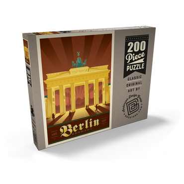 Darstellung des Puzzle Motivs Germany: Berlin Brandenburg Gate 200 Puzzle Schachtel Ansicht2