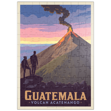 Darstellung des Puzzle Motivs puzzleplate Guatemala: Volcan Acatenango 100 Puzzle