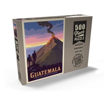 Darstellung des Puzzle Motivs Guatemala: Volcan Acatenango 500 Puzzle Schachtel Ansicht2