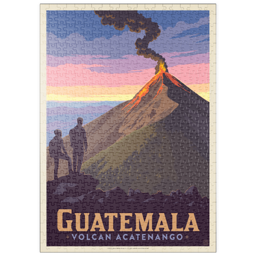Darstellung des Puzzle Motivs puzzleplate Guatemala: Volcan Acatenango 500 Puzzle