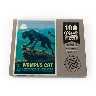 Darstellung des Puzzle Motivs Legends Of The National Parks: Shenandoah's Wampus Cat 100 Puzzle Schachtel Ansicht3
