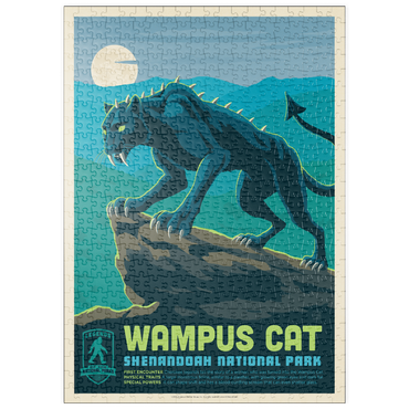 Darstellung des Puzzle Motivs puzzleplate Legends Of The National Parks: Shenandoah's Wampus Cat 500 Puzzle