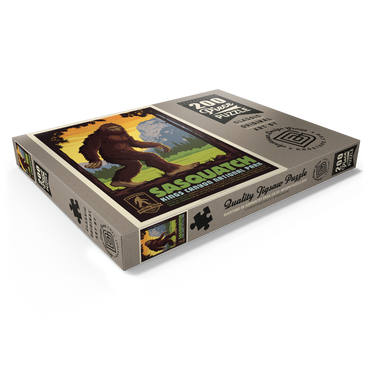 Darstellung des Puzzle Motivs Legends Of The National Parks: Kings Canyon's Sasquatch 200 Puzzle Schachtel Ansicht1