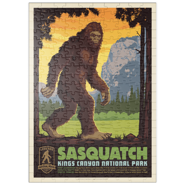 Darstellung des Puzzle Motivs puzzleplate Legends Of The National Parks: Kings Canyon's Sasquatch 200 Puzzle