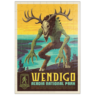 Darstellung des Puzzle Motivs puzzleplate Legends Of The National Parks: Acadia's Wendigo 100 Puzzle