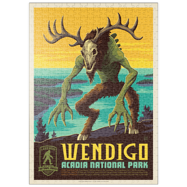 Darstellung des Puzzle Motivs puzzleplate Legends Of The National Parks: Acadia's Wendigo 500 Puzzle