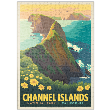 Darstellung des Puzzle Motivs puzzleplate Channel Islands National Park: Inspiration Point 500 Puzzle