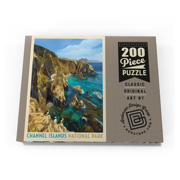 Darstellung des Puzzle Motivs Channel Islands National Park: Birds Of A Feather 200 Puzzle Schachtel Ansicht3