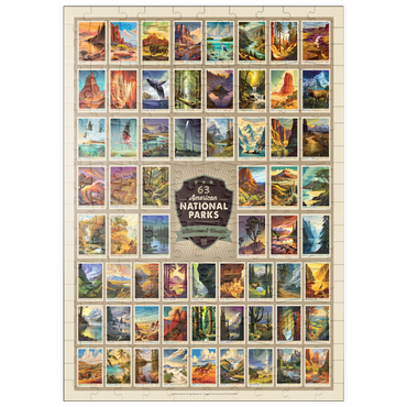 Darstellung des Puzzle Motivs puzzleplate 63 Image National Park Print: by Arden von Haeger 200 Puzzle