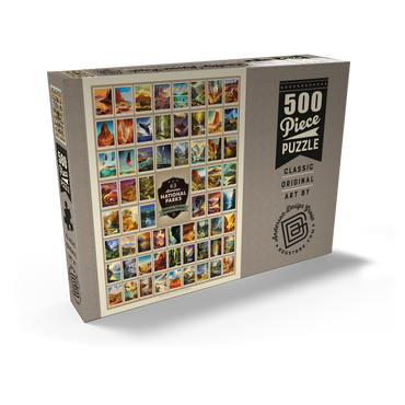Darstellung des Puzzle Motivs 63 Image National Park Print: by Arden von Haeger 500 Puzzle Schachtel Ansicht2