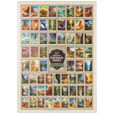 Darstellung des Puzzle Motivs puzzleplate 63 Image National Park Print: by Arden von Haeger 500 Puzzle