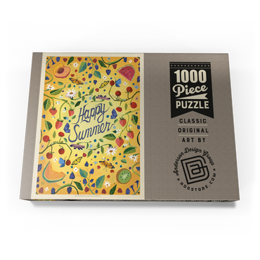 Darstellung des Puzzle Motivs Happy Summer Fruit and Floral Garden 1000 Puzzle Schachtel Ansicht3