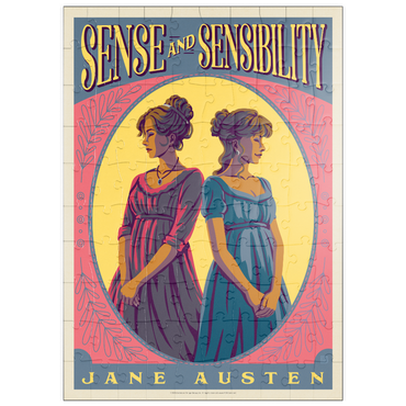 Darstellung des Puzzle Motivs puzzleplate Sense And Sensibility: Jane Austen 100 Puzzle