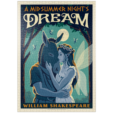 Darstellung des Puzzle Motivs puzzleplate A Midsummer Night's Dream: William Shakespeare 1000 Puzzle