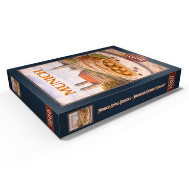 Darstellung des Puzzle Motivs Munich Apple Strudel – Bavarian Dessert Delight 1000 Puzzle Schachtel Ansicht1