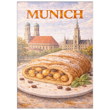 Darstellung des Puzzle Motivs puzzleplate Munich Apple Strudel – Bavarian Dessert Delight 200 Puzzle