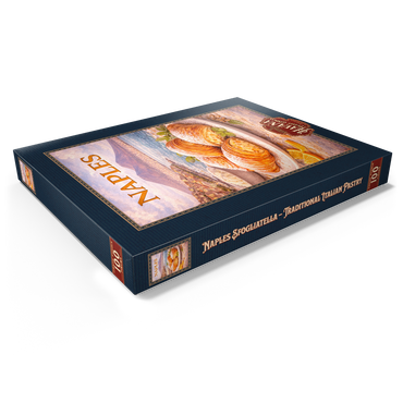 Darstellung des Puzzle Motivs Naples Sfogliatella – Traditional Italian Pastry 100 Puzzle Schachtel Ansicht1