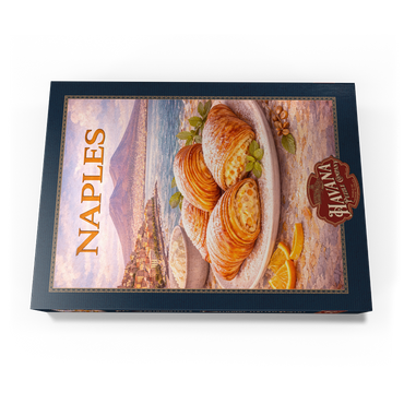 Darstellung des Puzzle Motivs Naples Sfogliatella – Traditional Italian Pastry 500 Puzzle Schachtel Ansicht3