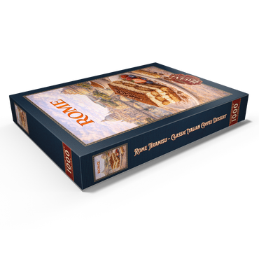 Darstellung des Puzzle Motivs Rome Tiramisu – Classic Italian Coffee Dessert 1000 Puzzle Schachtel Ansicht1
