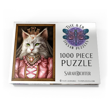 Darstellung des Puzzle Motivs Purrincess Cat Princess - Sarah Richter 1000 Puzzle Schachtel Ansicht3