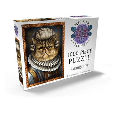 Darstellung des Puzzle Motivs Sir de la Fluff Aristocrat 1000 Puzzle Schachtel Ansicht2