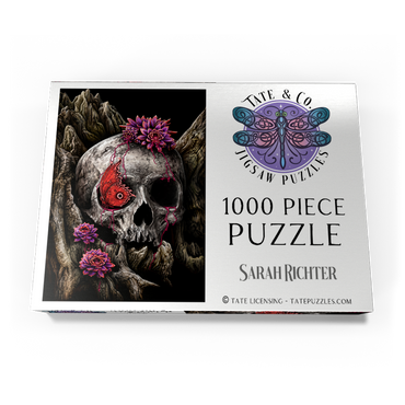 Darstellung des Puzzle Motivs A Glance of Evanescence Skull - Sarah Richter 1000 Puzzle Schachtel Ansicht3