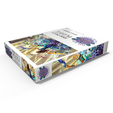 Darstellung des Puzzle Motivs Aquarium Magic - Rose Cat Khan 1000 Puzzle Schachtel Ansicht1